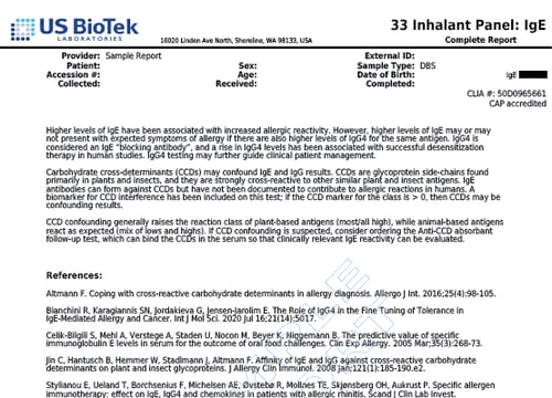 33 IgE Inhalant Panel 2